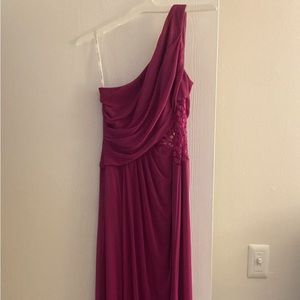 Bridesmaid dress/evening gown/prom dress (raspberry color)